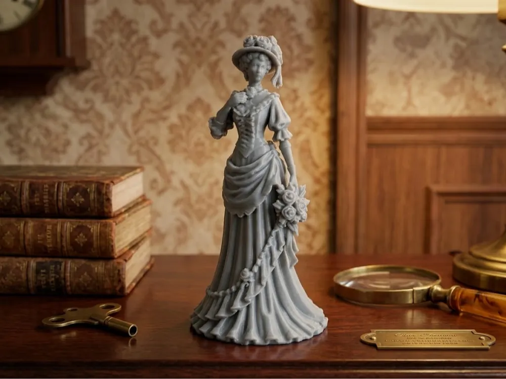 Figura decorativa: Leonardo Collection Victorian Lady Figurine. Referencia del modelo original.