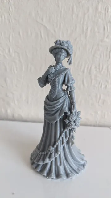 Figura decorativa: Leonardo Collection Victorian Lady Figurine — vista de referencia 3