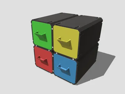 Modular Drawer System - Best cable store solution