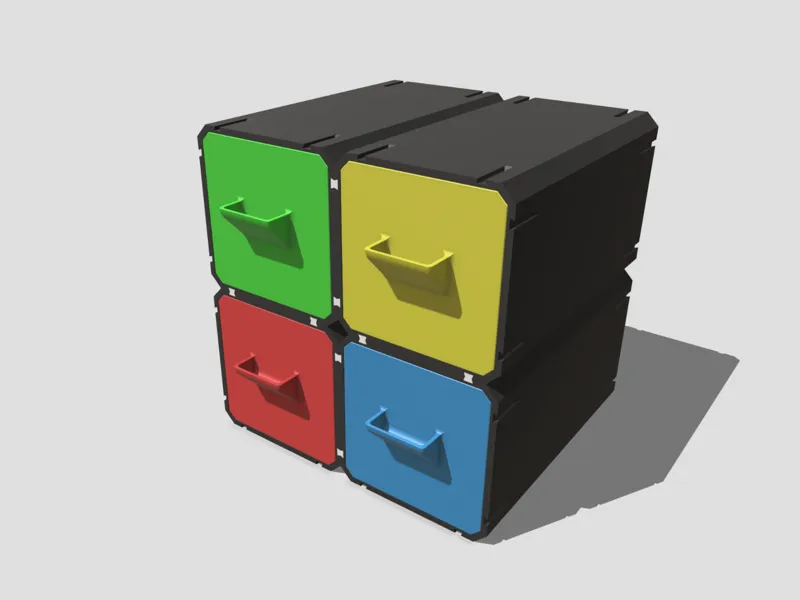 Modular Drawer System - Best cable store solution
