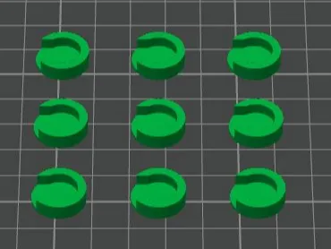 Entrance door screw covers