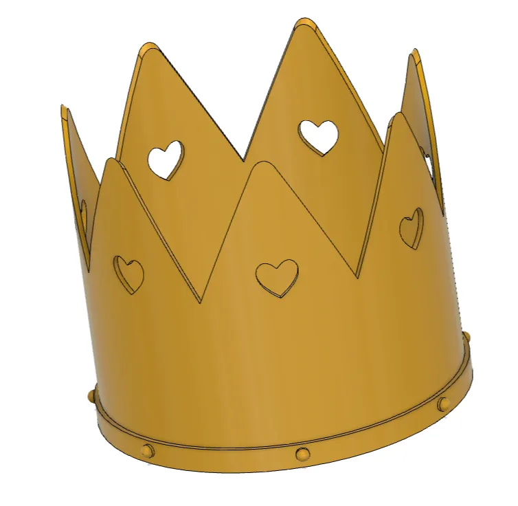 Birthday Crown Cake Topper