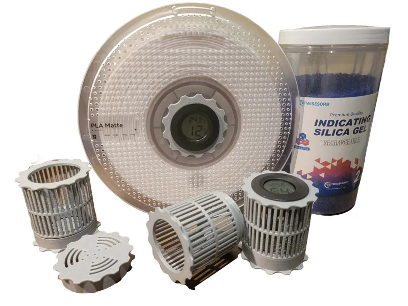 Silica Desicant Container - For Bambu Lab Spool