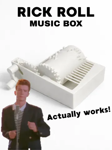Caja o estuche: Rick Roll Music Box - Actually Works! — vista de referencia 2