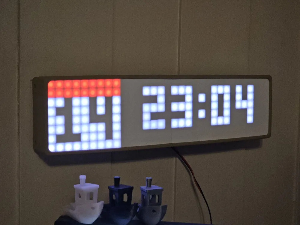 AWTRIX 3 - Casing (32x8 LED, 32x8cm matrix) by Takst3inMakerWorld ...