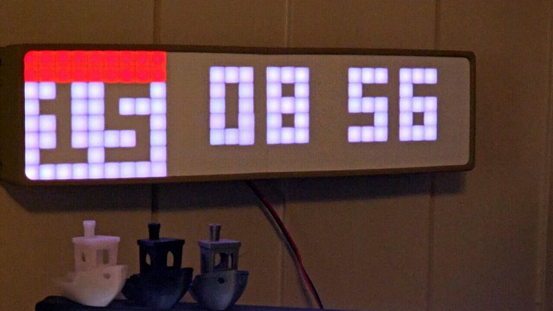 AWTRIX 3 - Casing (32x8 LED, 32x8cm matrix)