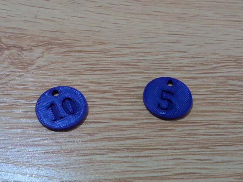 5 10 SHEKELS KEYCHAIN