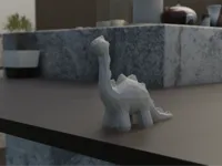 Dinosaure low poly — photo 3