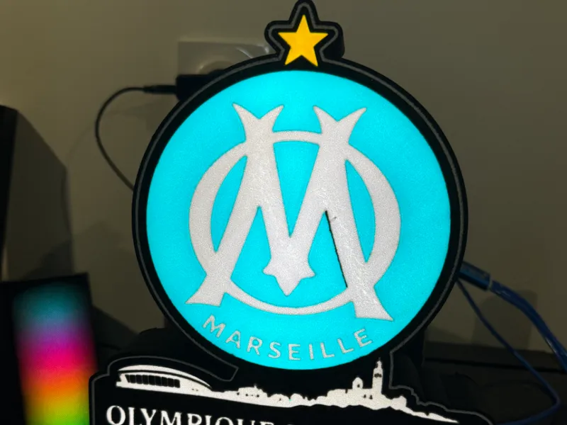 Light Box Olympique marseille