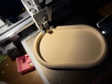 Bandeja organizadora: Customizable Japandi Ribbed Tray Generator — vista de referencia 4