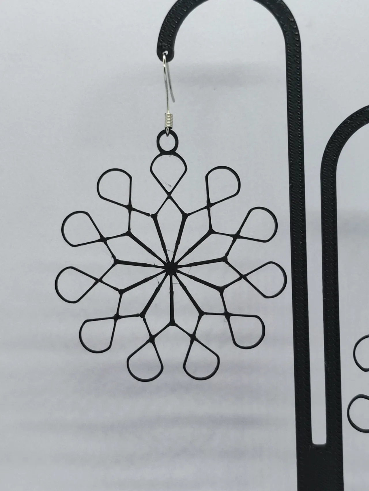 Pendientes Flor de Hielo view 4