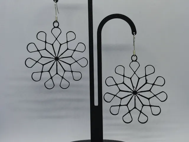 Pendientes Flor de Hielo