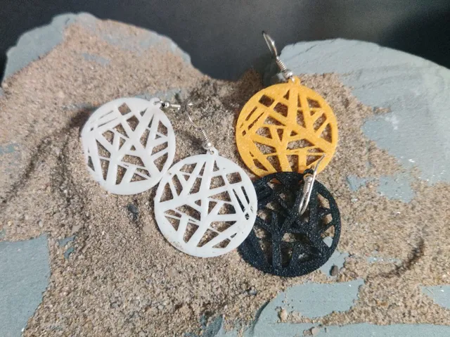 Geometric Chaos Earrings