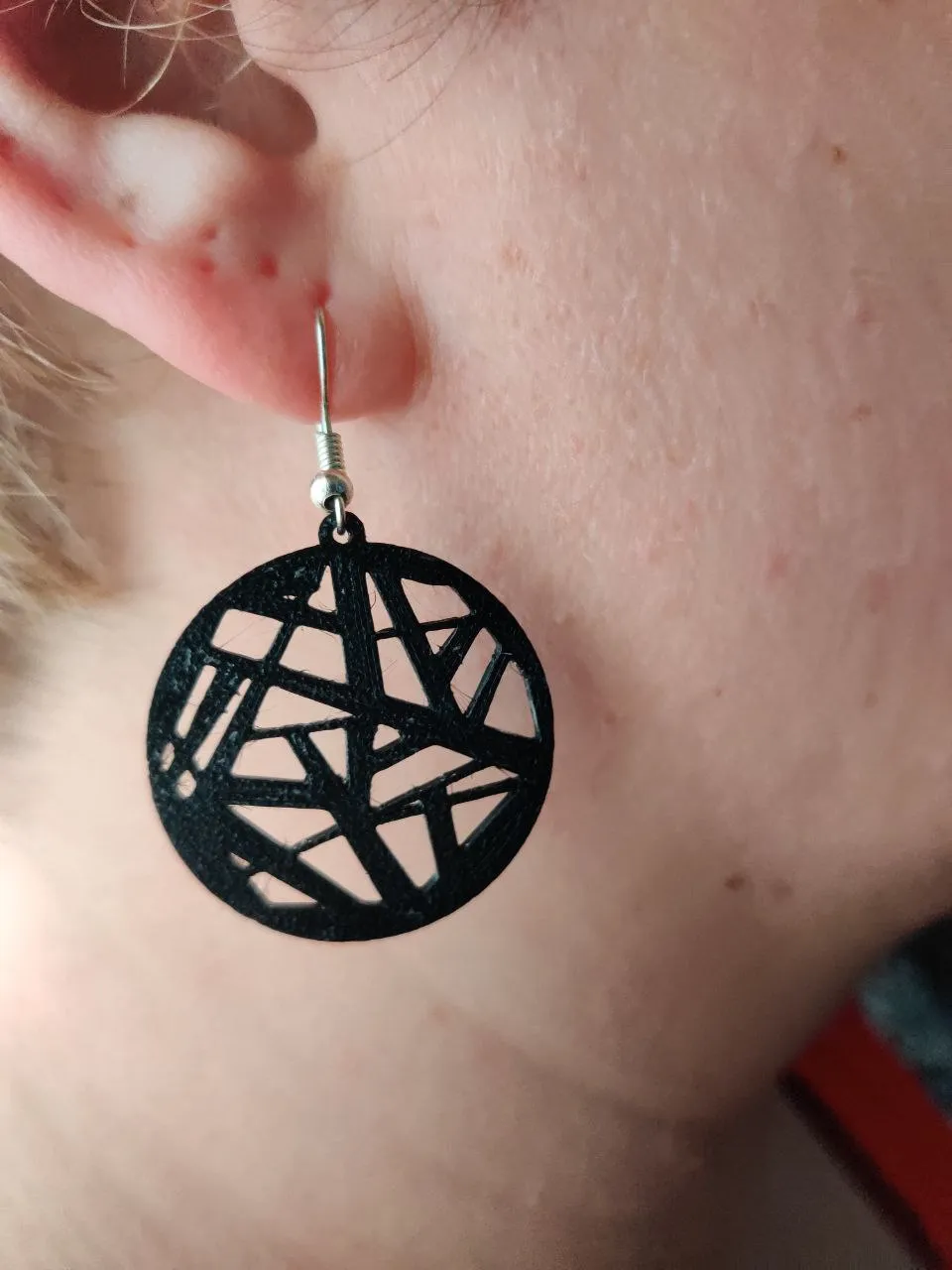 Geometric Chaos Earrings view 2