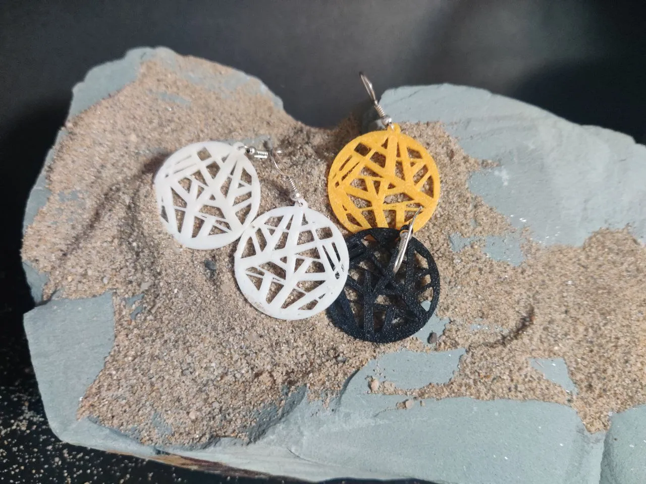 Geometric Chaos Earrings view 4