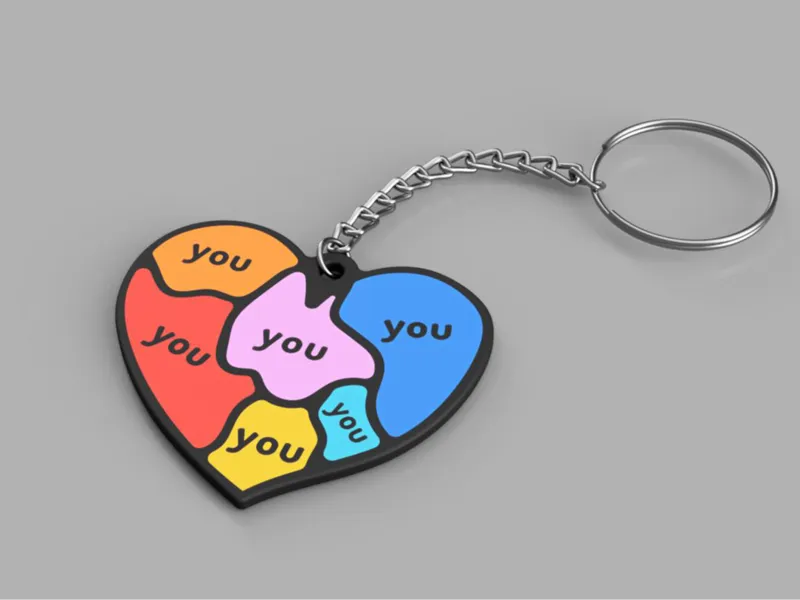 Heart Key ring