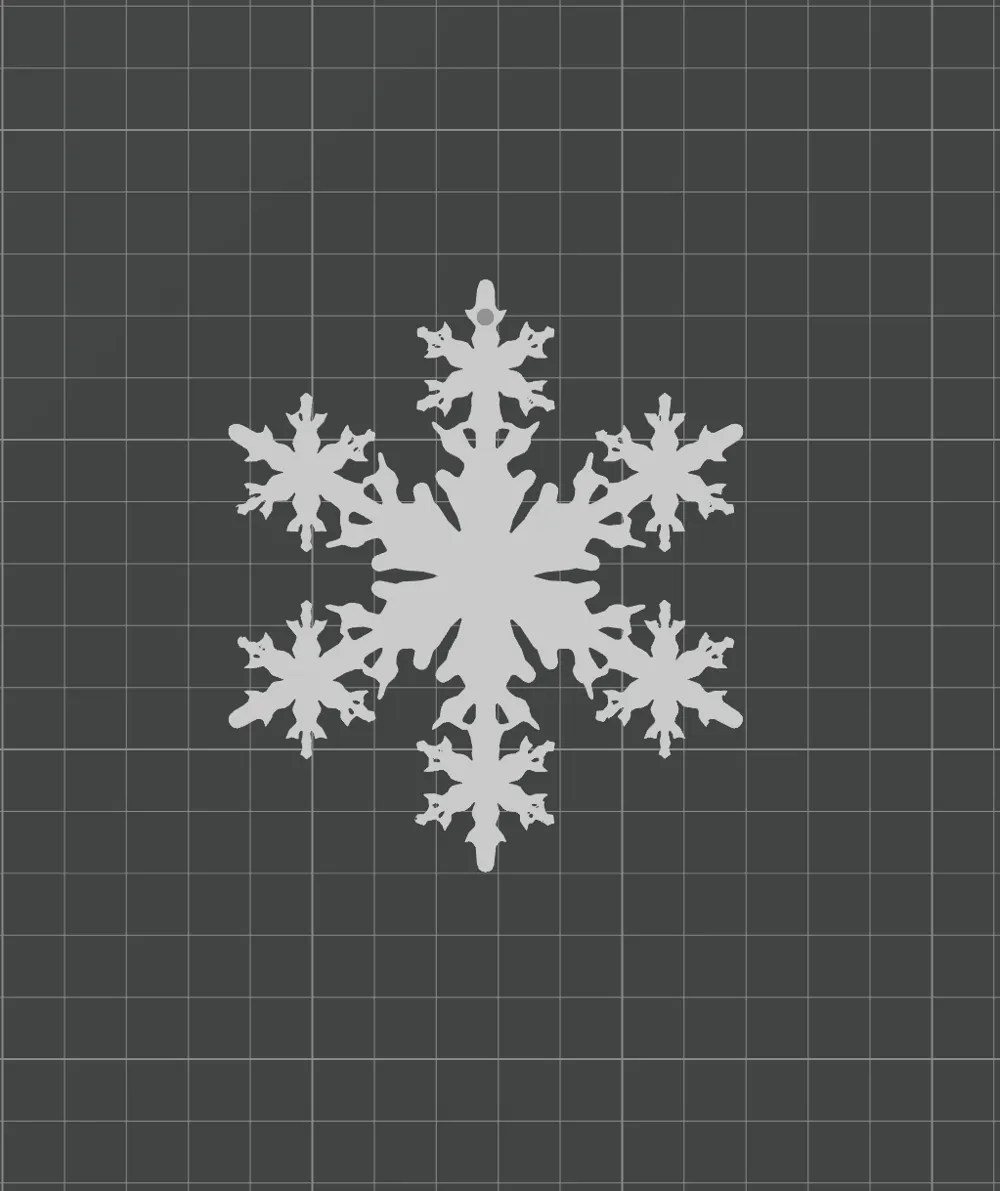 Snowflake Ornament by BurnNoticed - MakerWorld