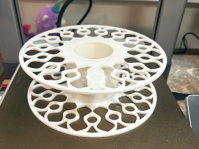 Reusable   filament spool 