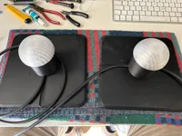 Single garden light. end piece. 