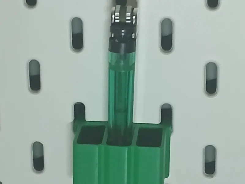 Ikea skadis 3 lighters holder (no supports)