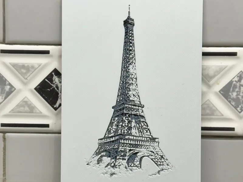 Eiffel Tower Hueforge