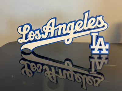 Los Angeles Dodgers Script Display