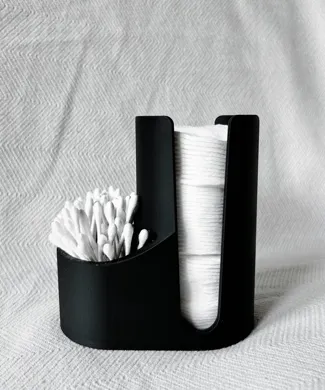 Cotton pads and swabs holder