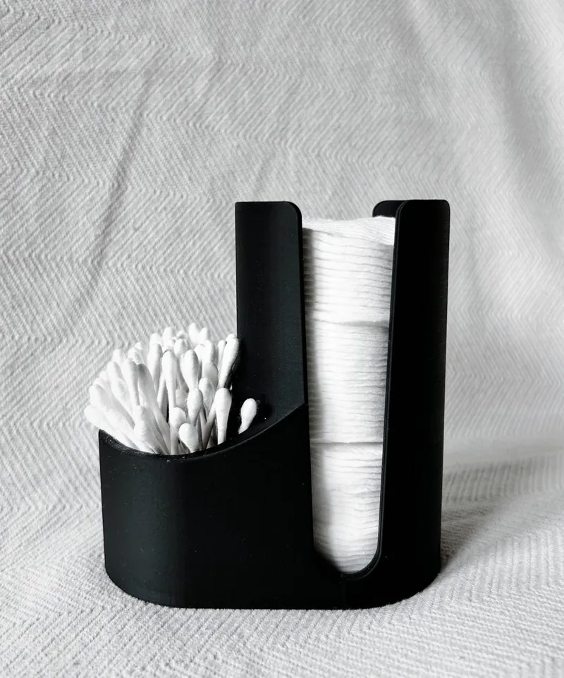 Cotton pads and swabs holder