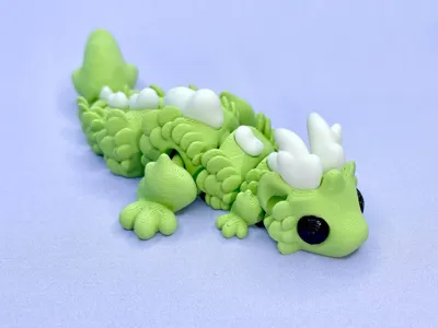 Cute Flexi Dragon Cloudy