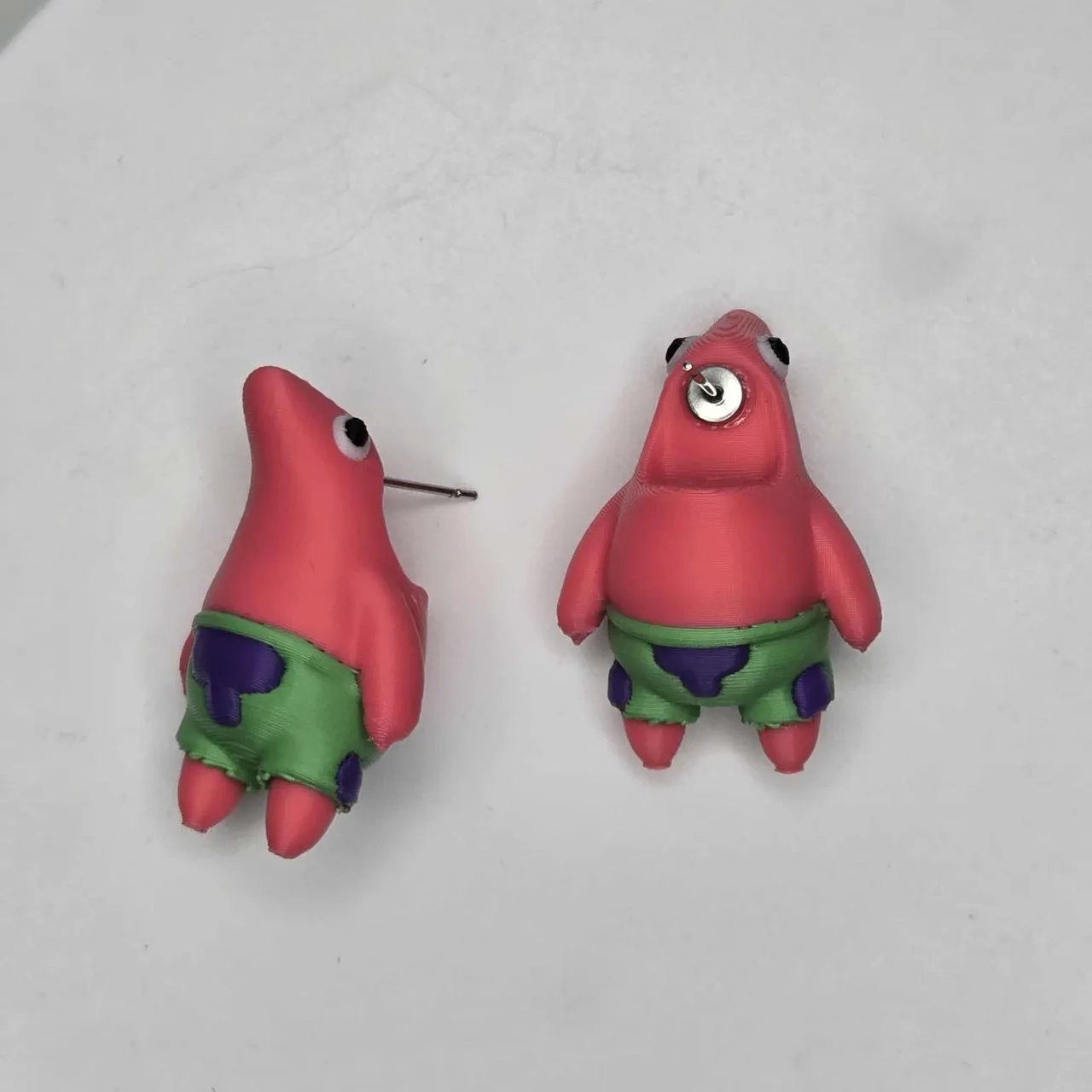Patrick Star Chomper Earrings view 2