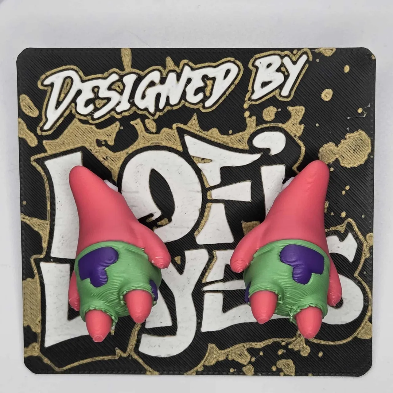 Patrick Star Chomper Earrings view 3