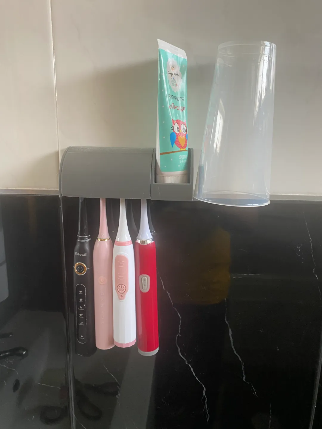 Porte-brosse à dents avec gobelet