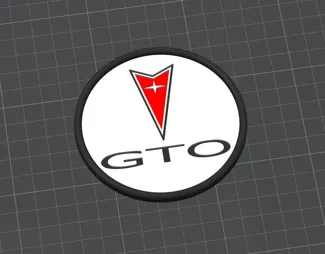 Pontiac GTO coaster