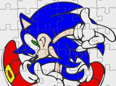 48-piece Puzzle - Sonic