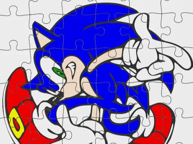 Puzzle 48 pièces - Sonic