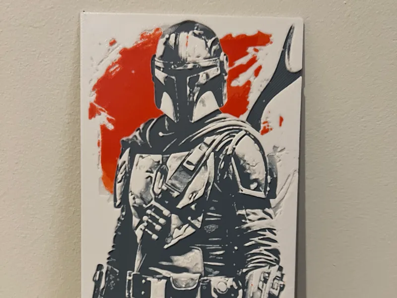 Mandalorian HueForge