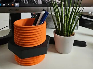 Modular pen cup / holder