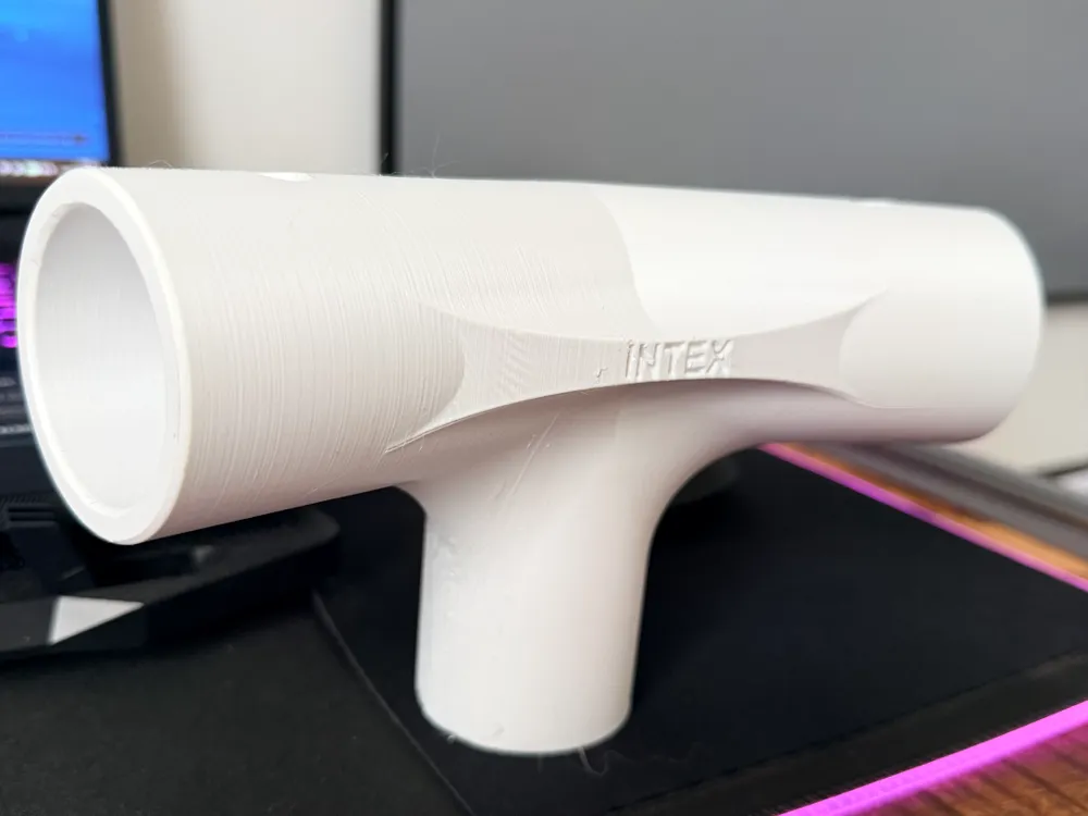 Intex tubular pool T-connector - Free 3D Print Model - MakerWorld