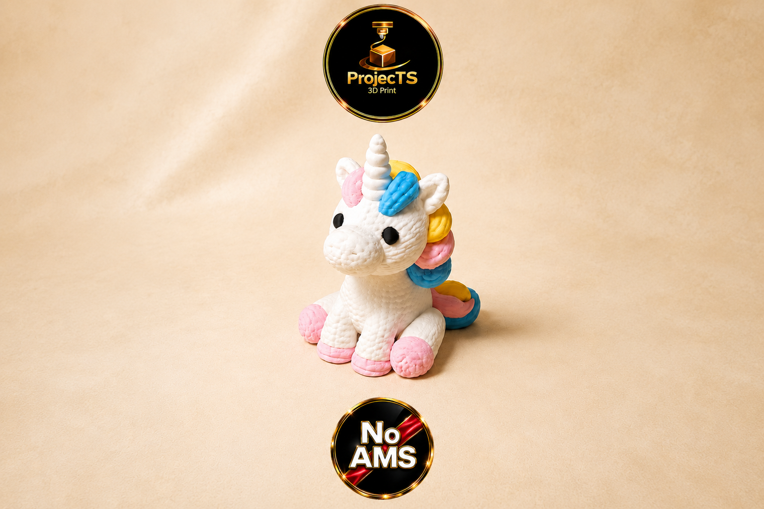 Miniatura 2 do modelo 3D Gestricktes Einhorn