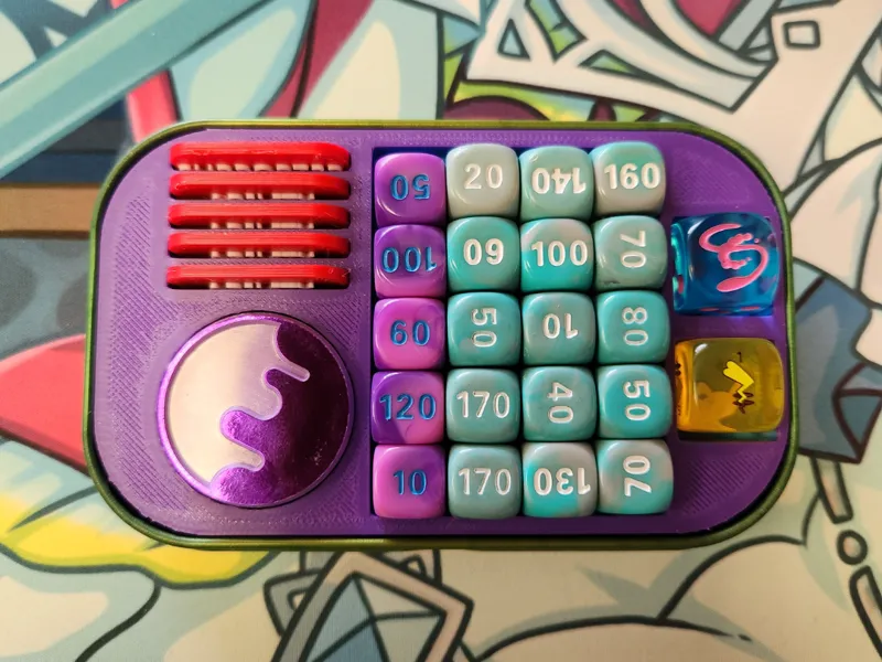Pokémon TCG Mini Tin Insert - Model: Overwhelm