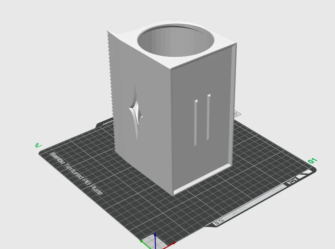 Miniatura 1 do modelo 3D 壁挂式无芯卷纸盒迷你版