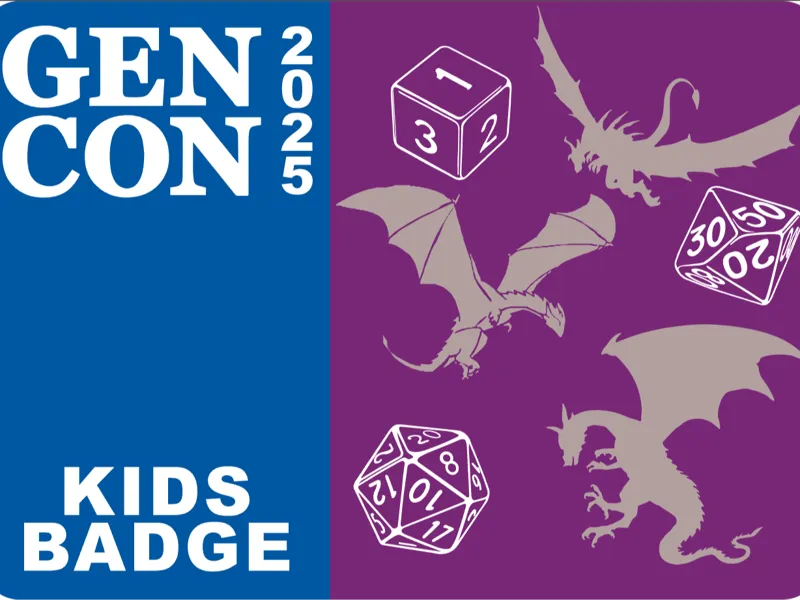 GENCON 2025 Kids Badge