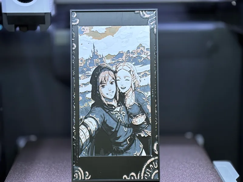 Link & Zelda Selfie | Breath of the Wild HueForge