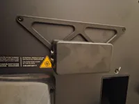 Track Switch Holder compatible with mounted vent