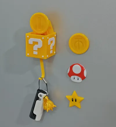 Super Mario Key Hook by TianFu MakerWorld: Download Free 3D Models