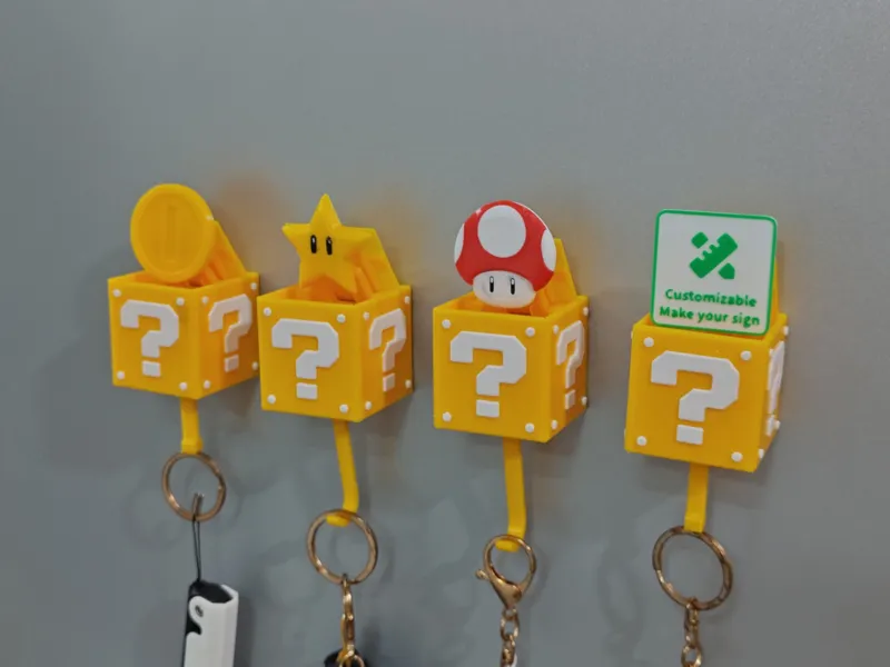 Super Mario key hook 超级马里奥钥匙挂钩