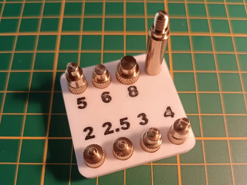 Heat-Set Insert Tip Holder Gridfinity