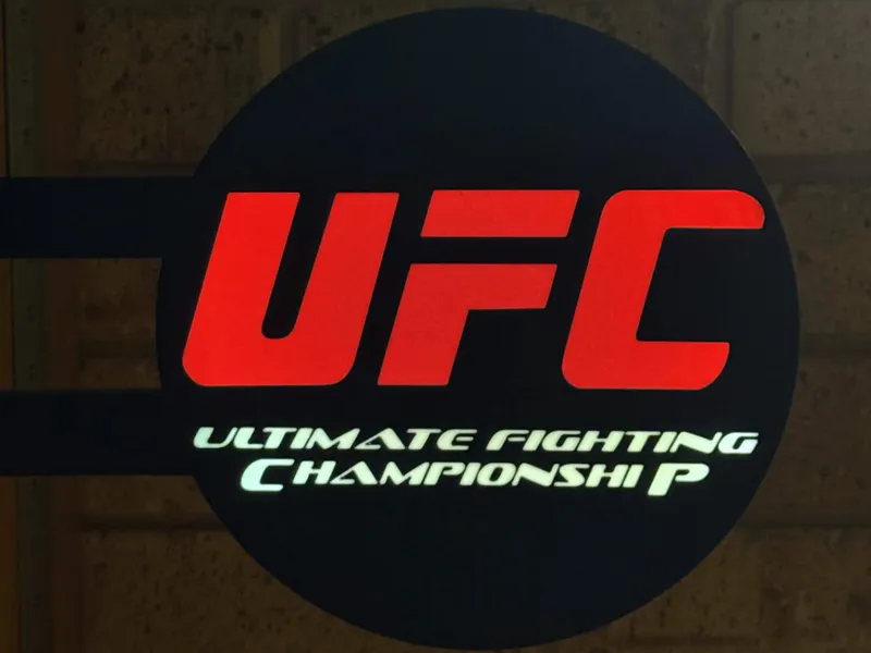 UFC - 2 Sided Lightbox Wall Mount Pub style Sign