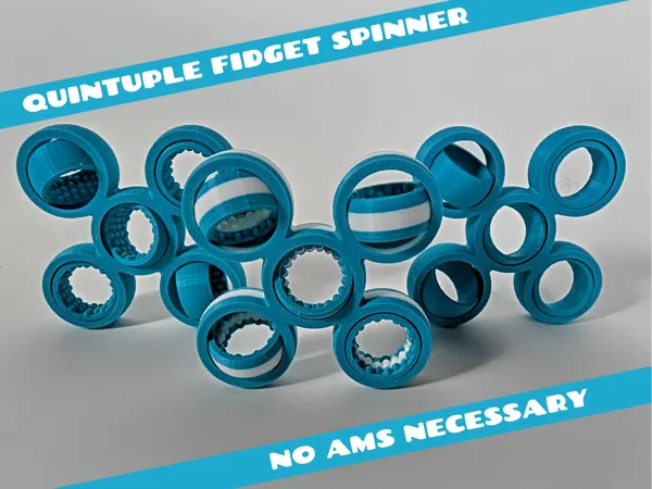 Fidget spinner à cinq branches