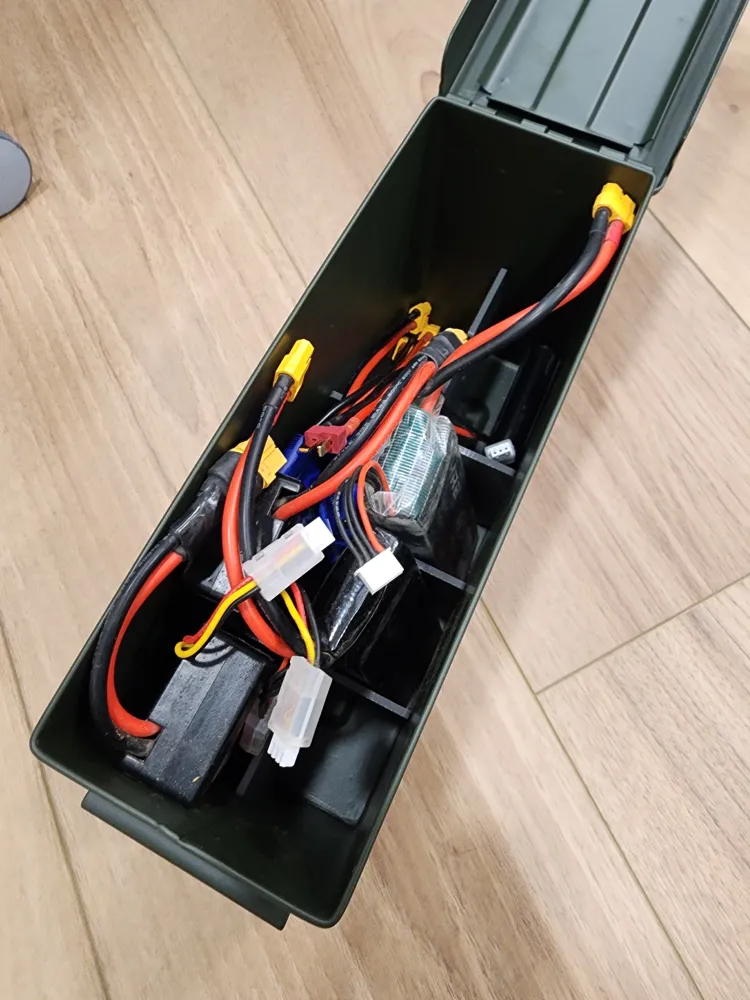 Ammo Can Divider - RC Lipo Batteries or What Else? - Free 3D Print ...